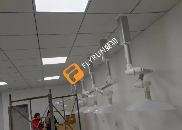 江蘇南京地區中醫院艾灸排煙系統安裝完成