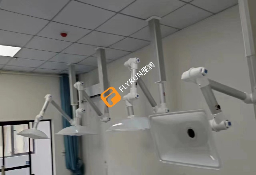 陜西西安地區中醫醫院艾灸排煙系統安裝驗收完成